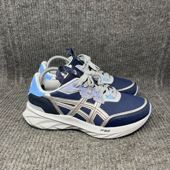 ASICS HS1-S Tarther Blast Midnight Navy Silver Athletic Running Shoes Men’s 8 - Picture 1 of 8